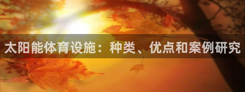 意昂3娱乐首页官网下载：太阳能体育设施：种类、优点和