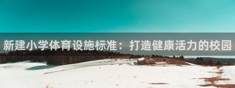 意昂3集团：新建小学体育设施标准：打造健康活力的校园