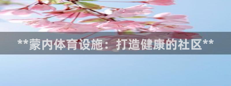 意昂体育3：**蒙内体育设施：打造健康的社区**