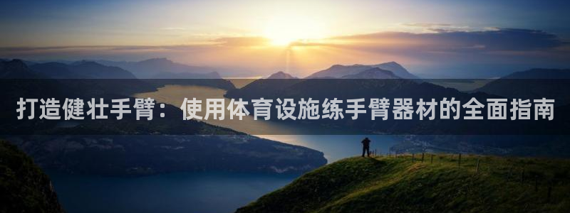 海南意昂体育3：打造健壮手臂：使用体育设施练手臂器材