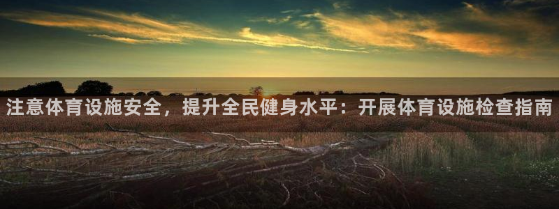 意昂3科技：注意体育设施安全，提升全民健身水平：开展